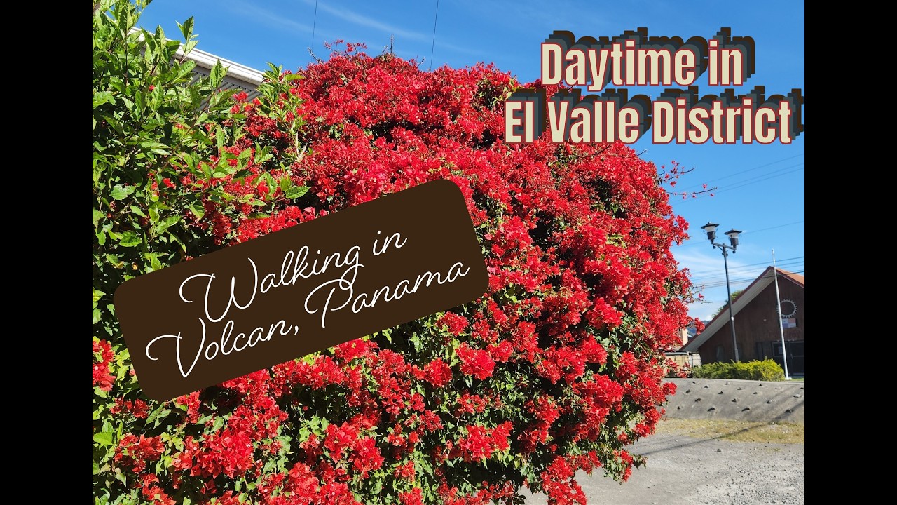 Living in Panama: A Daytime Walking Tour of El Valle District, Volcan
