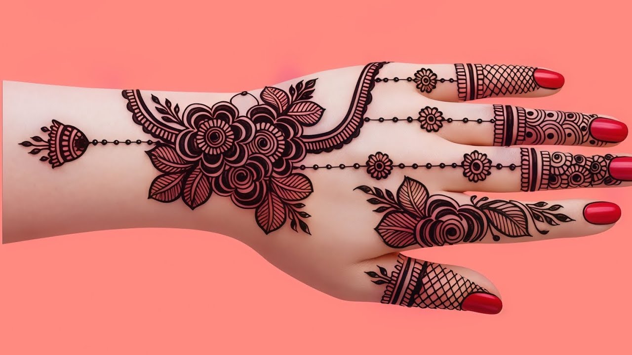 New Mehndi Design 2025 | Front Hand Mehndi l simple stylish mehndi design 2025 l 