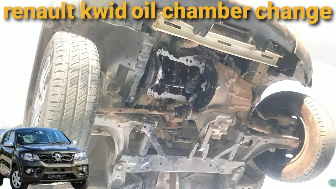 how to replace renault kwid oil sump,oil chamber