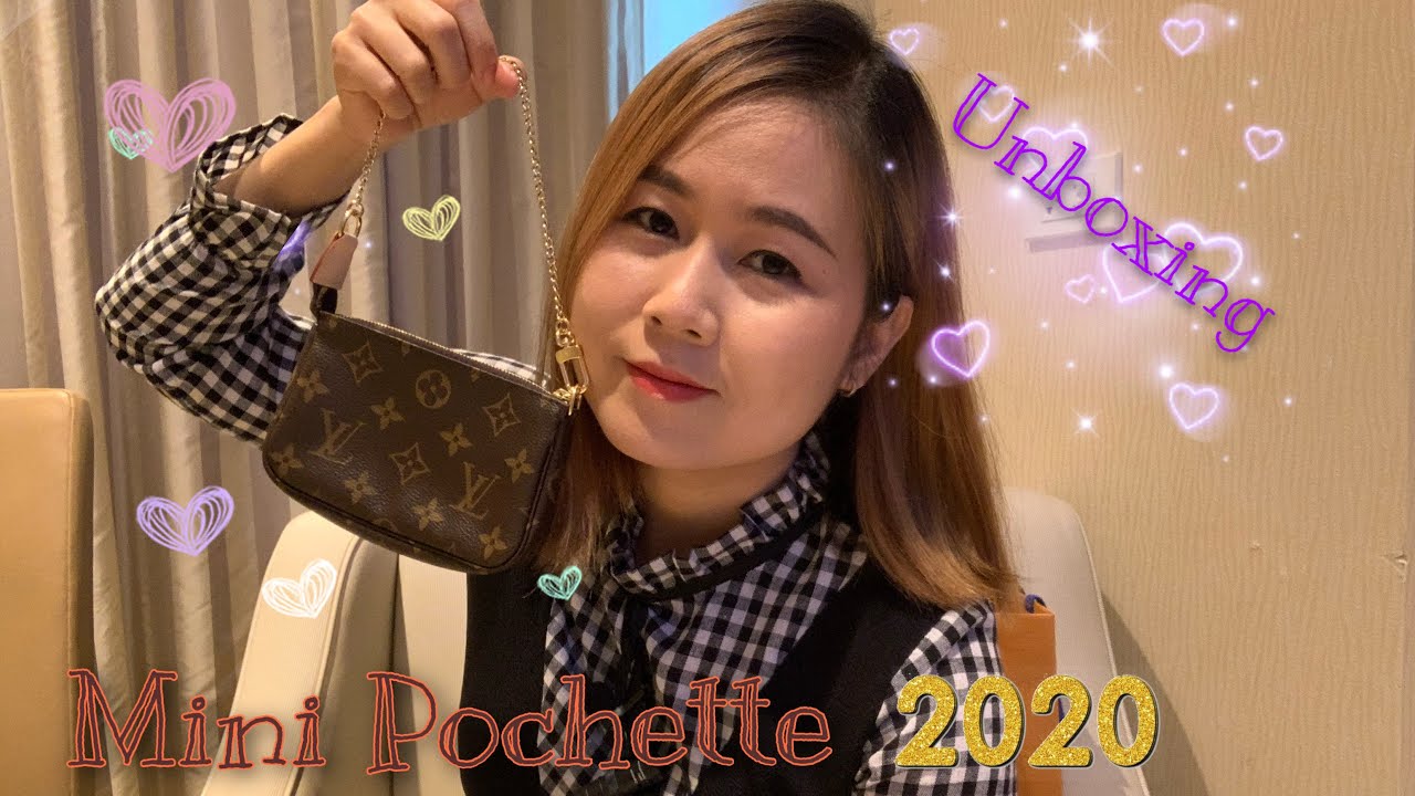 รีวิวเห่อแกะกล่อง LV Mini Pochette 2020| Unboxing Mini Pochette home delivery by Fernny Muk 🍃