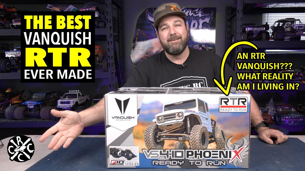Лучший Vanquish RTR Vanquish из когда-либо созданных — VS4-10 Phoenix RTR Straight Axle RTR — гот...