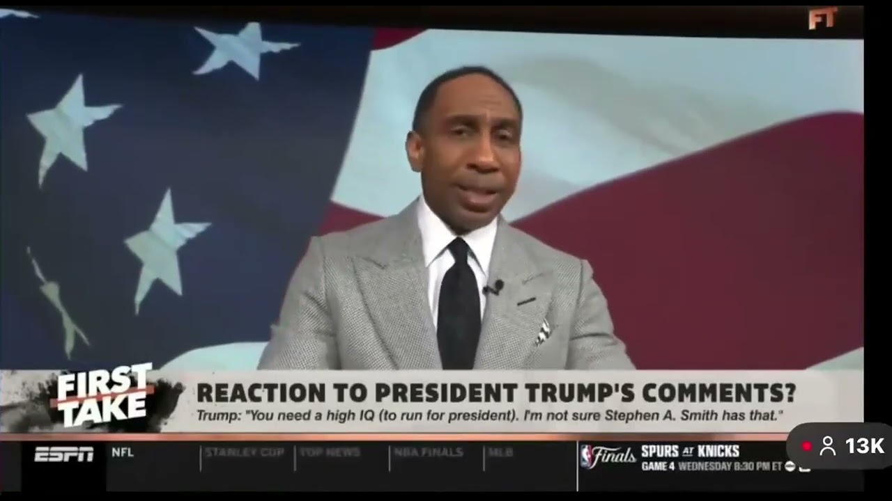 Стивен Эй Смит с ESPN критикует Трампа за то, что тот уснул во время финала НБА, пока &laquo;Никс&raquo; прои...