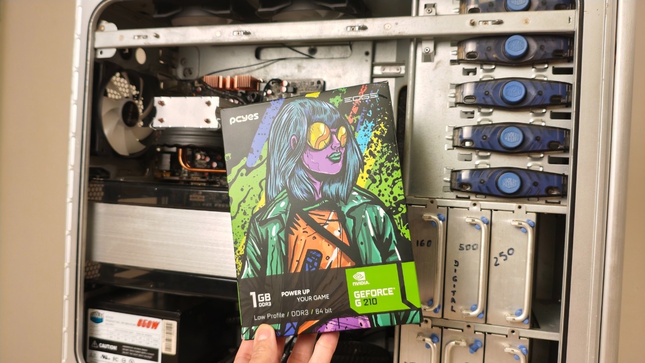 Geforce G210 em seu Habitat natural | 775 Premium com core2 quad Q9550 no Windows Vista Ultimate
