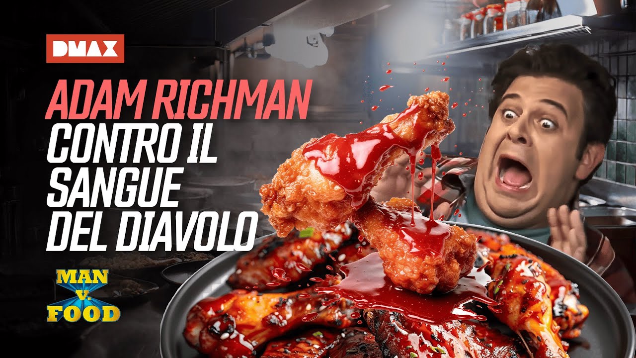 Adam Richman contro il Sangue del Diavolo | Man vs Food