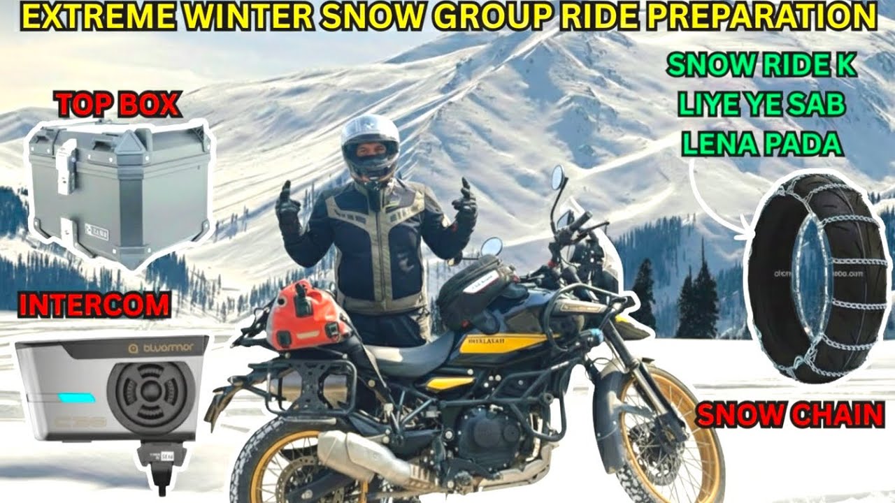 2000+ KM Extreme Snow Bike Ride Preparation 