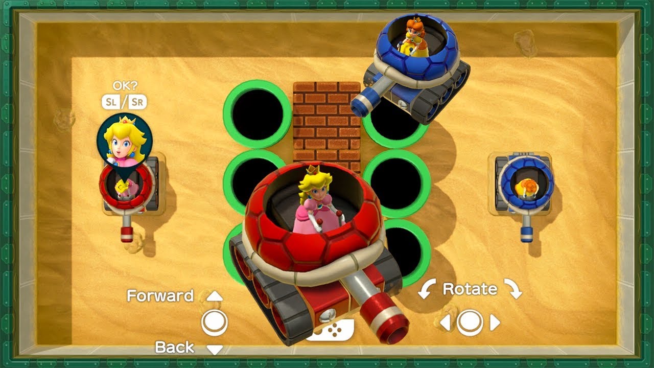 Super Mario Party - Toad's Rec Room - Shell Shocked Deluxe: Peach vs Daisy
