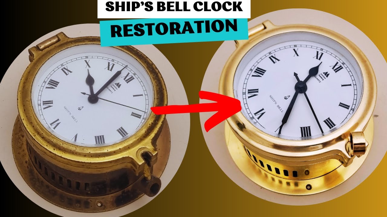 Restoring an Antique Ship Clock: DIY Restoration Process & Nautical Decor Transformation