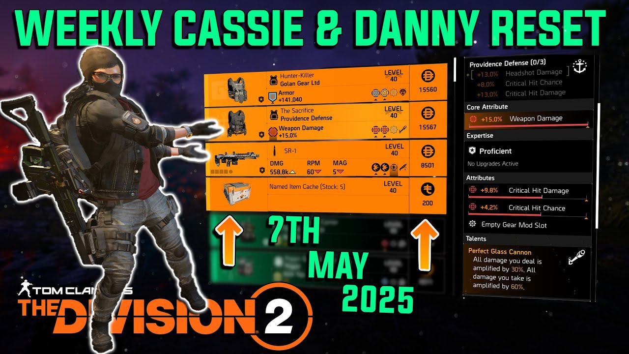 The Division 2 | WEEKLY CASSIE & DANNY RESET TU22.5 | May 7th 2025