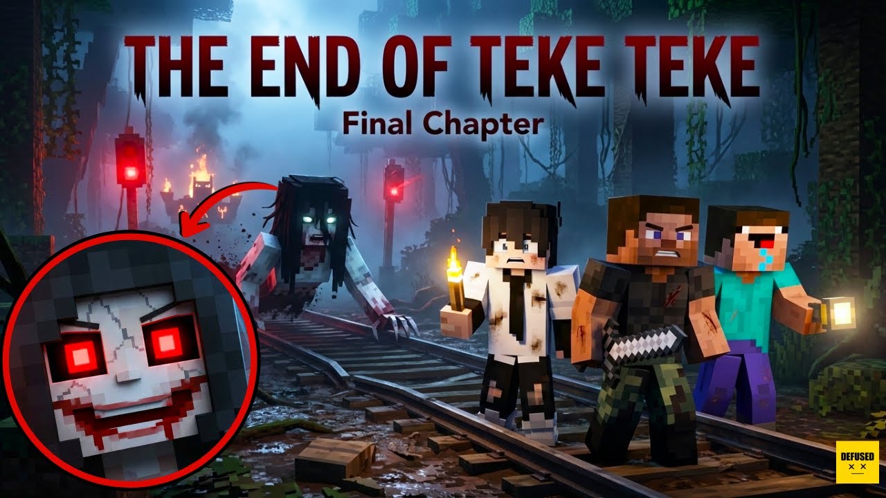 The End of Crawling Lady 😨 Ep-6 | TEKE TEKE S2 | Minecraft Horror Story