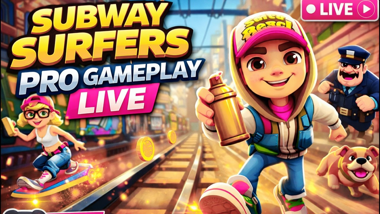 🔥SUBWAY SURFERS PRO CRAZY GAMEPLAY LIVE STREAMING 🔥