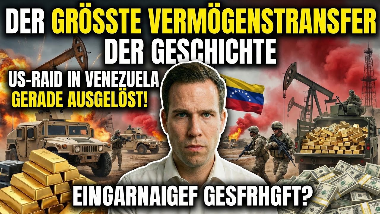 Der gr&ouml;&szlig;te Verm&ouml;genstransfer der Geschichte &ndash; US Raid in Venezuela gerade ausgel&ouml;st!