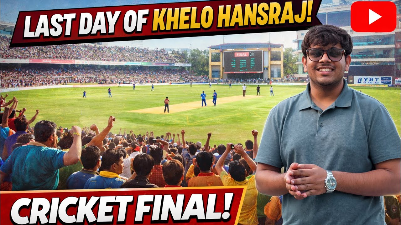 Last Day of Khelo Hansraj 2026 🏆 | Final Cricket Match Thriller 🔥 | Full Vlog at Hansraj College