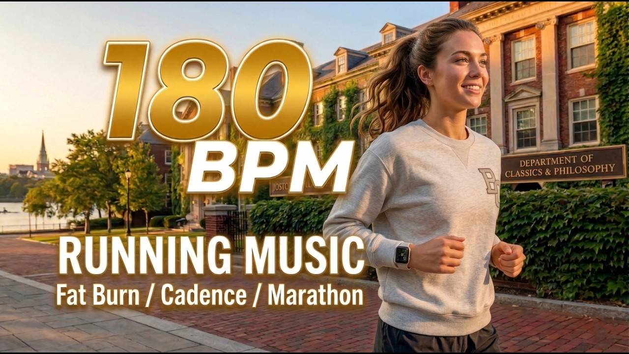 🏃‍♂️180 BPM Running Music | 60 Min Cadence Training | Workout Motivation｜ With Metronome