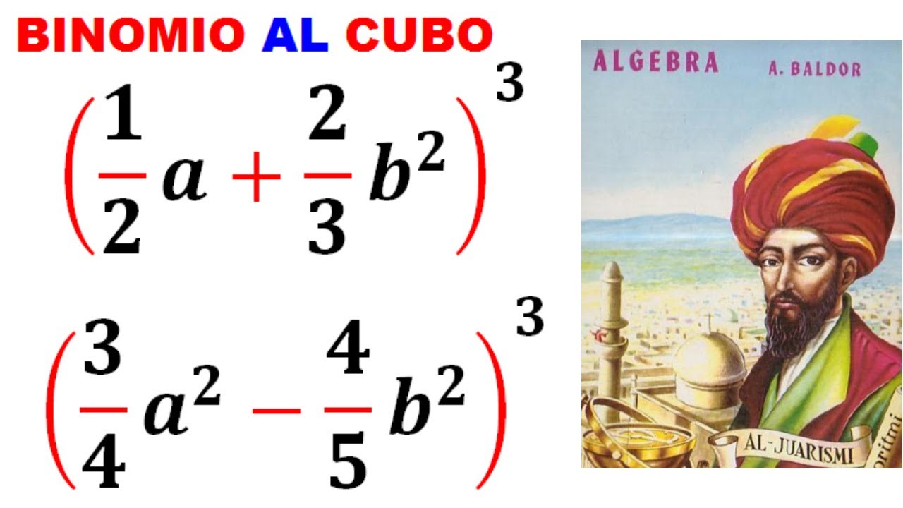 BINOMIO al CUBO con FRACCIONES Ejercicio 207 || productos notables
