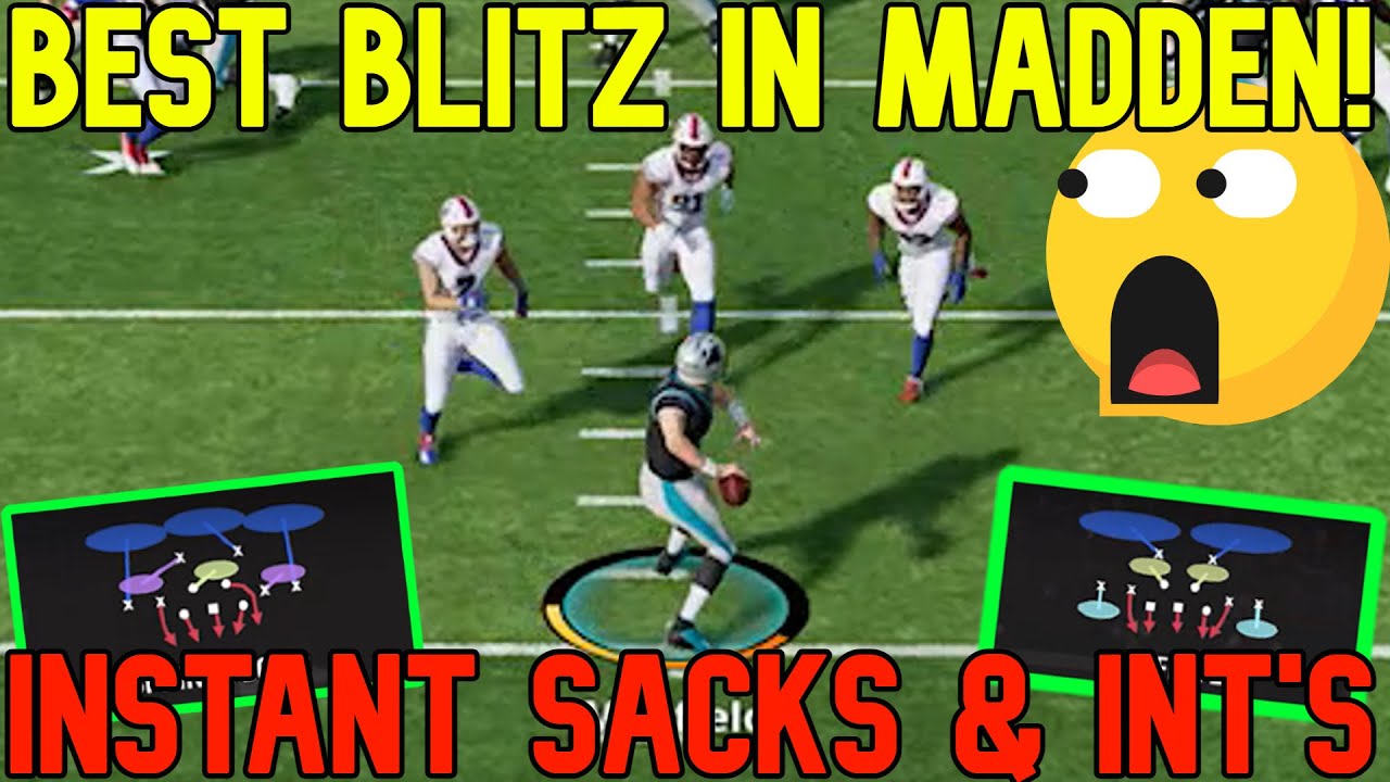 ⚠️NEW META BLITZ⚠️ Instant Sacks & INT's All Gameplay! Best Blitz & Pass Defense Madden NFL 23 Tips