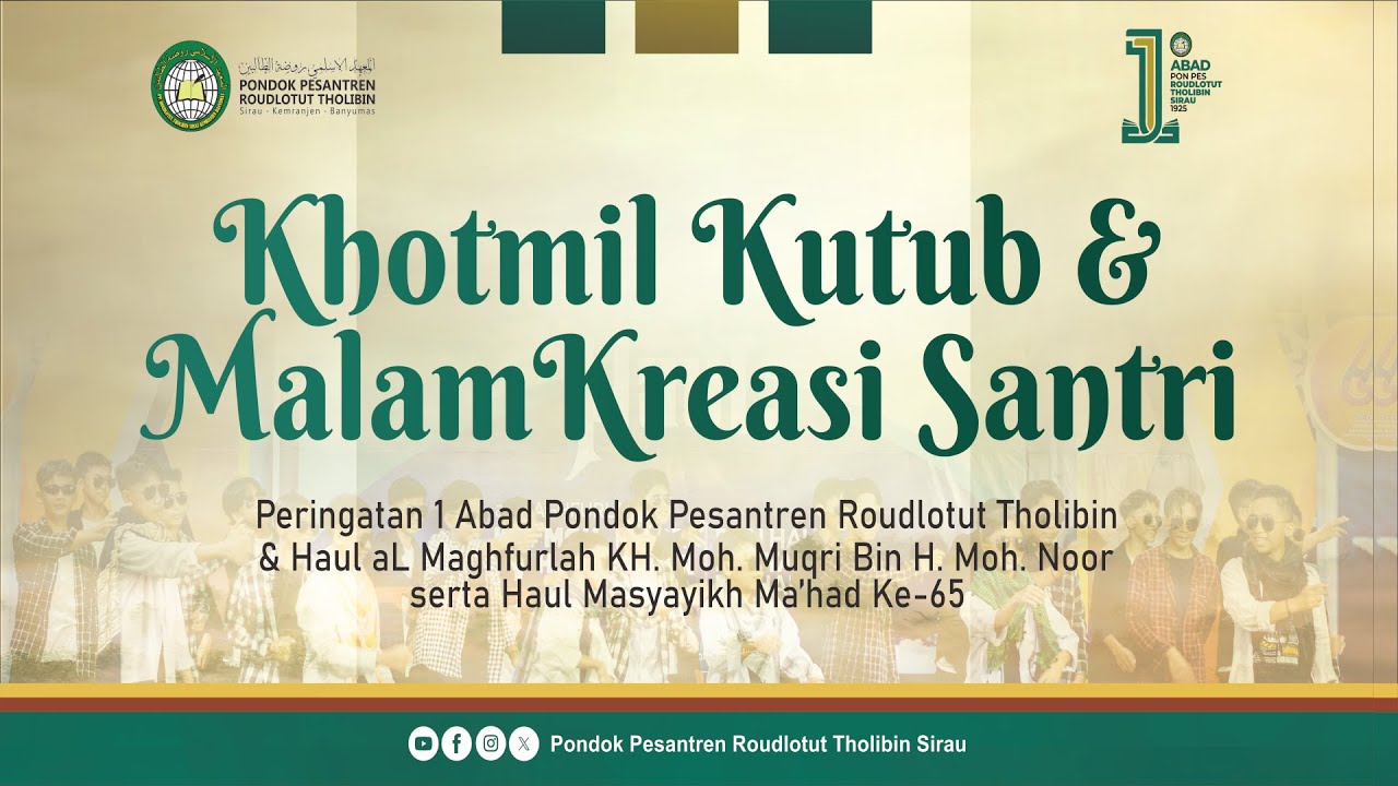 🔴 [[LIVE]] KHOTMIL KUTUB & MALAM KREASI SANTRI