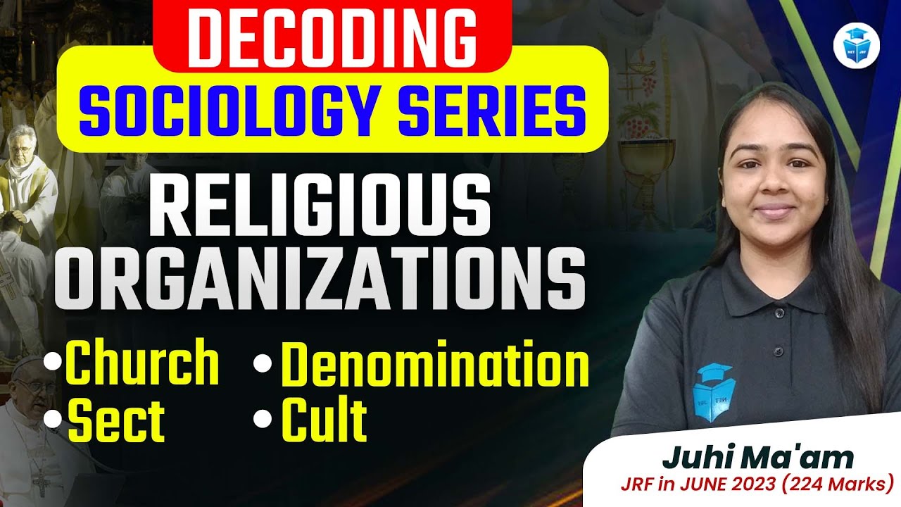Religious Organizations | UGC NET Sociology 2024 Decoding Series by Juhi Mam | JRFAdda