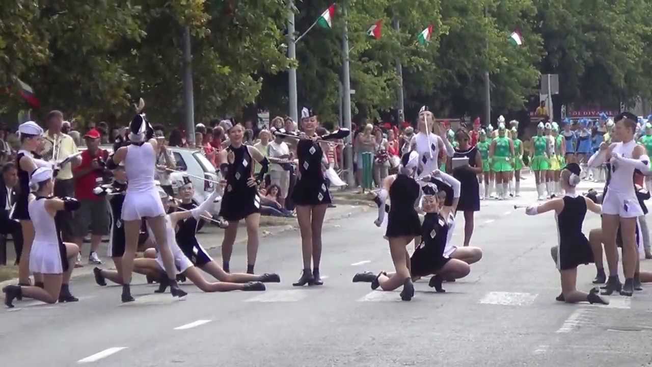 Венгрия, Чемпионат Европы 2013 среди мажореток, Стометровка, Россия