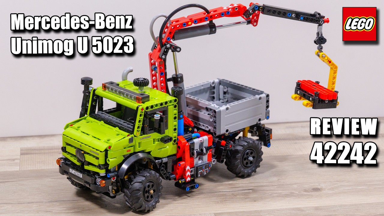 LEGO 42242 Review | LEGO Mercedes Benz Unimog U 5023 w Crane | Showcase 42242 LEGO Technic 2026