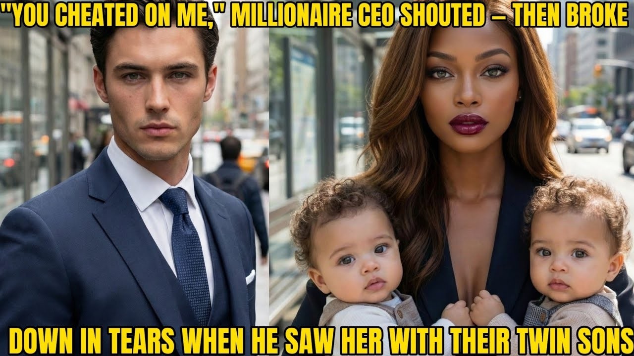 You cheated on me  Millionaire CEO shouted   then broke down in tears when he saw her with