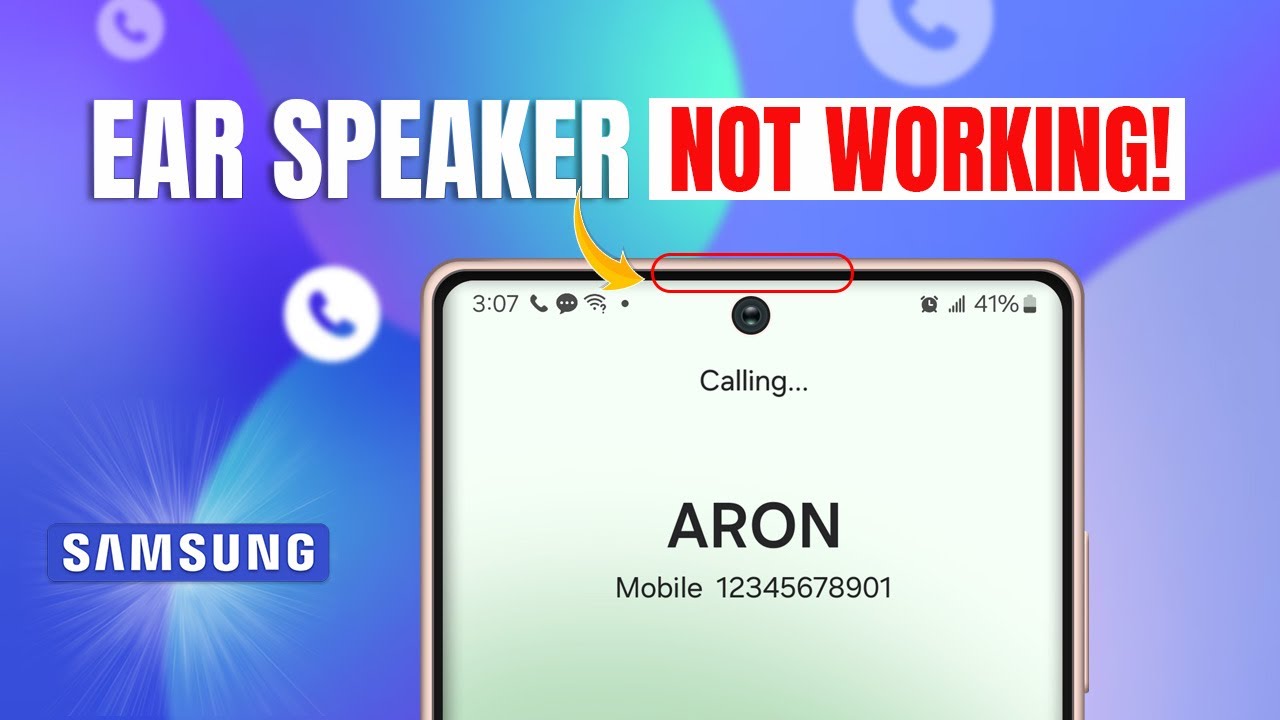 How to Fix Ear Speaker Not Working on Samsung Galaxy | Samsung Ear Speaker Issue