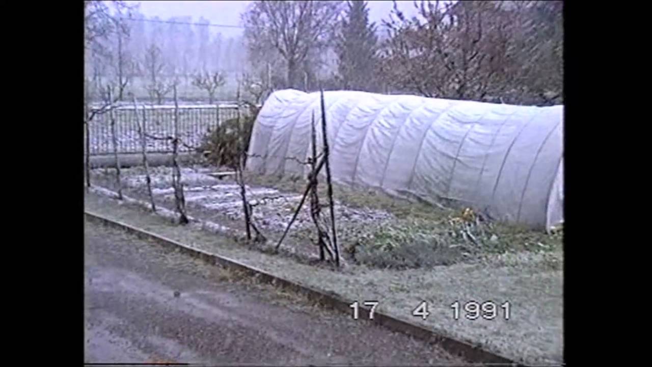 METEO AMARCORD: Bufera di neve-17 Aprile 1991-Novarese (HD)
