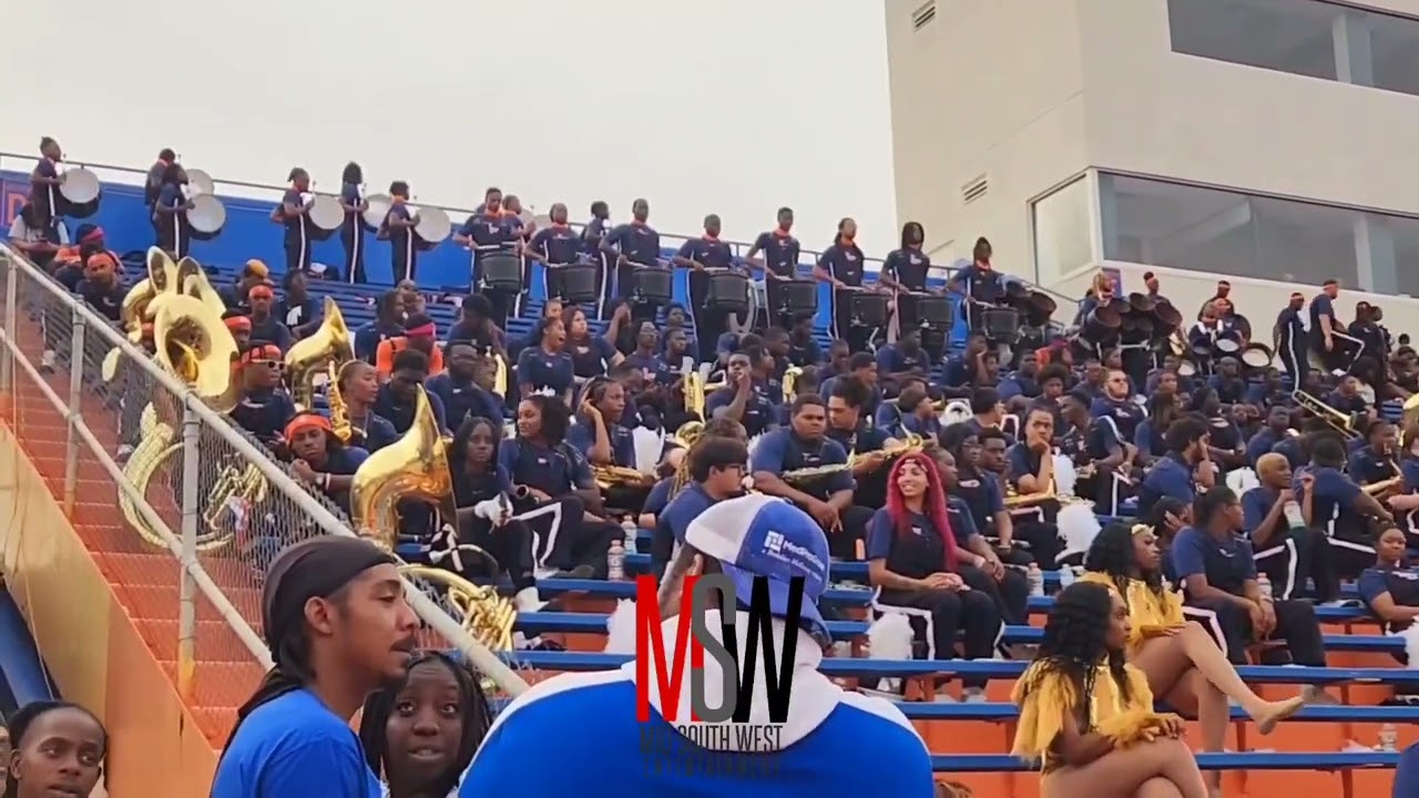 Langston University | The DEN - Drumline | Homecoming 2023 | Sideline View ONLY