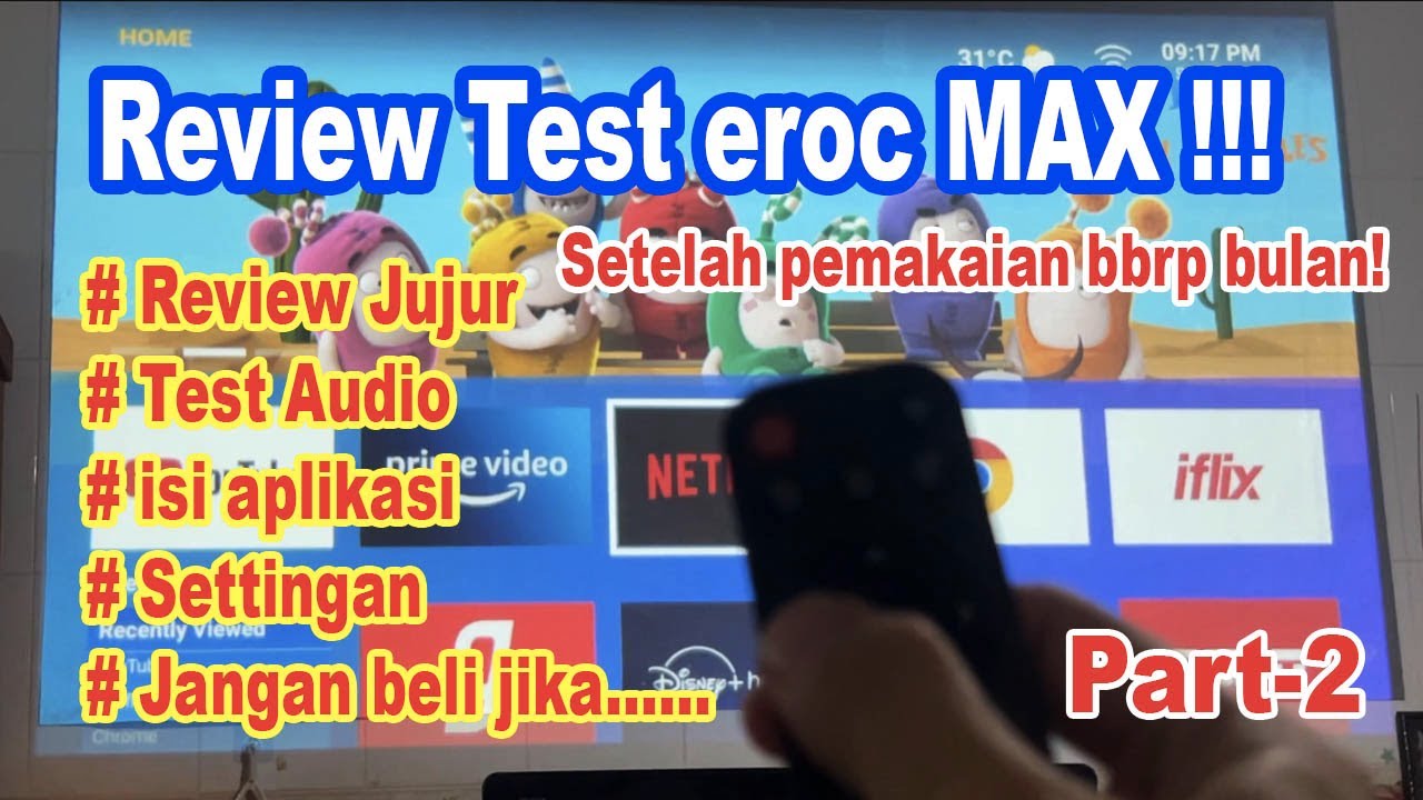 Review projektor eroc max, wajib nonton sebelum membeli! full test setelah pemakaian | By TutoTech
