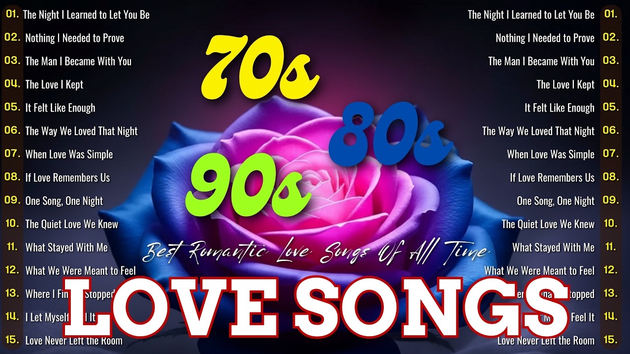 Love Songs 80s 90s ~ Greatest Hits Romantic Love Songs 💖 Relaxing Beautiful Love Songs