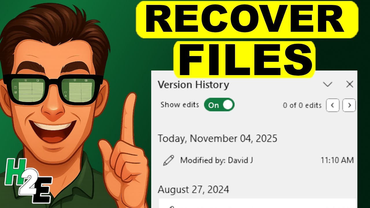 Совет по Excel: как восстановить автоматически сохраненные файлы из OneDrive