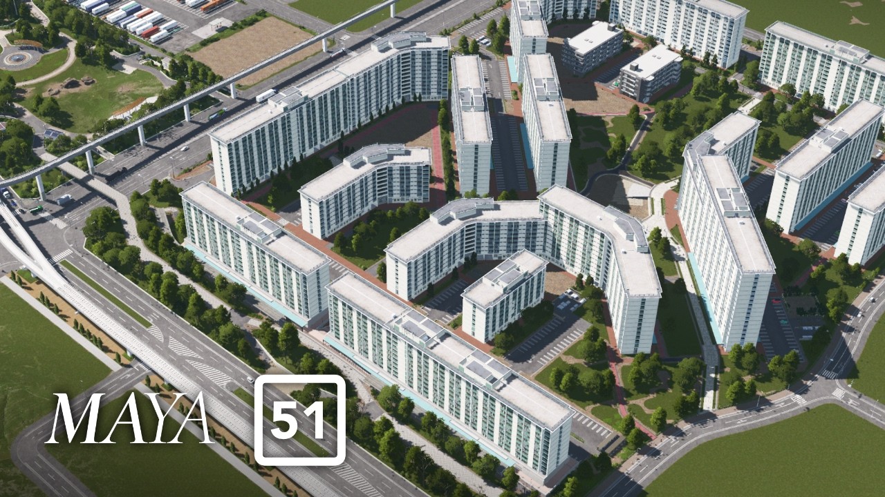 Port Renewal (Pt. 4): Residential & The New Playground - Cities Skylines: Maya [EP 51]