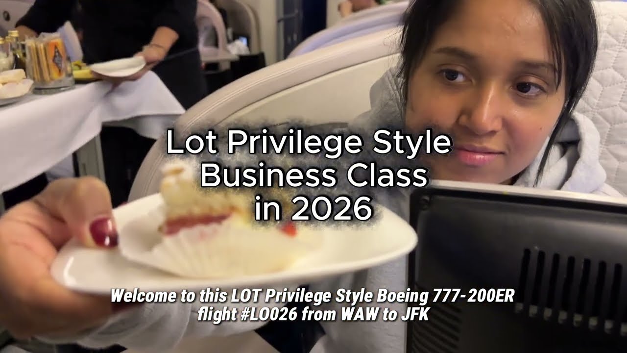LOT Polish Airlines (Privilege Style) Boeing 777-200ER Business Class Review | WAW to JFK