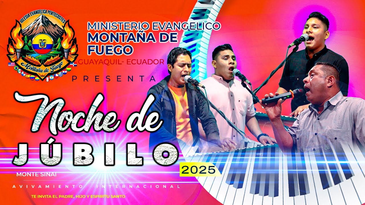 JUBILEO AVIVAMIENTO PENTECOSTES  | VIGILIA | IGLESIA MONTAÑA DE FUEGO🔥