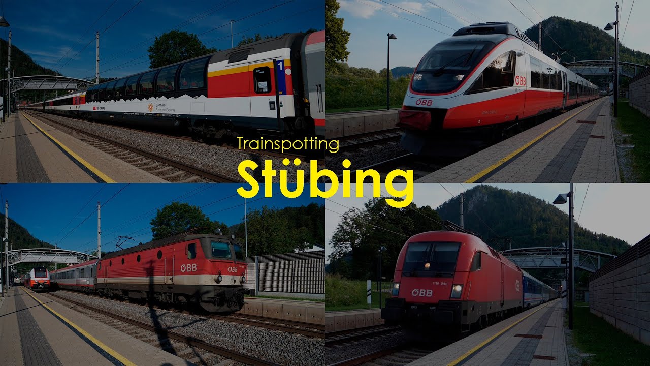 SBB, DB, ÖBB uvm. am Bahnhof Stübing | Trainspotting #31