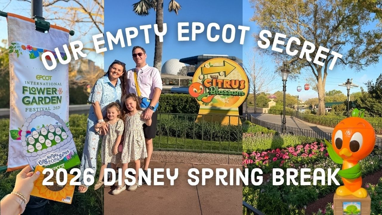 Day 1 ✨ SPRING BREAK at Disney World | EPCOT VLOG