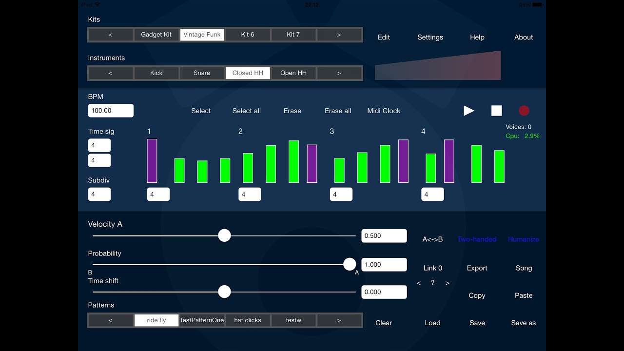 DrumPerfect for iPad Demo and Tutorial - Ultra Realistic Drums