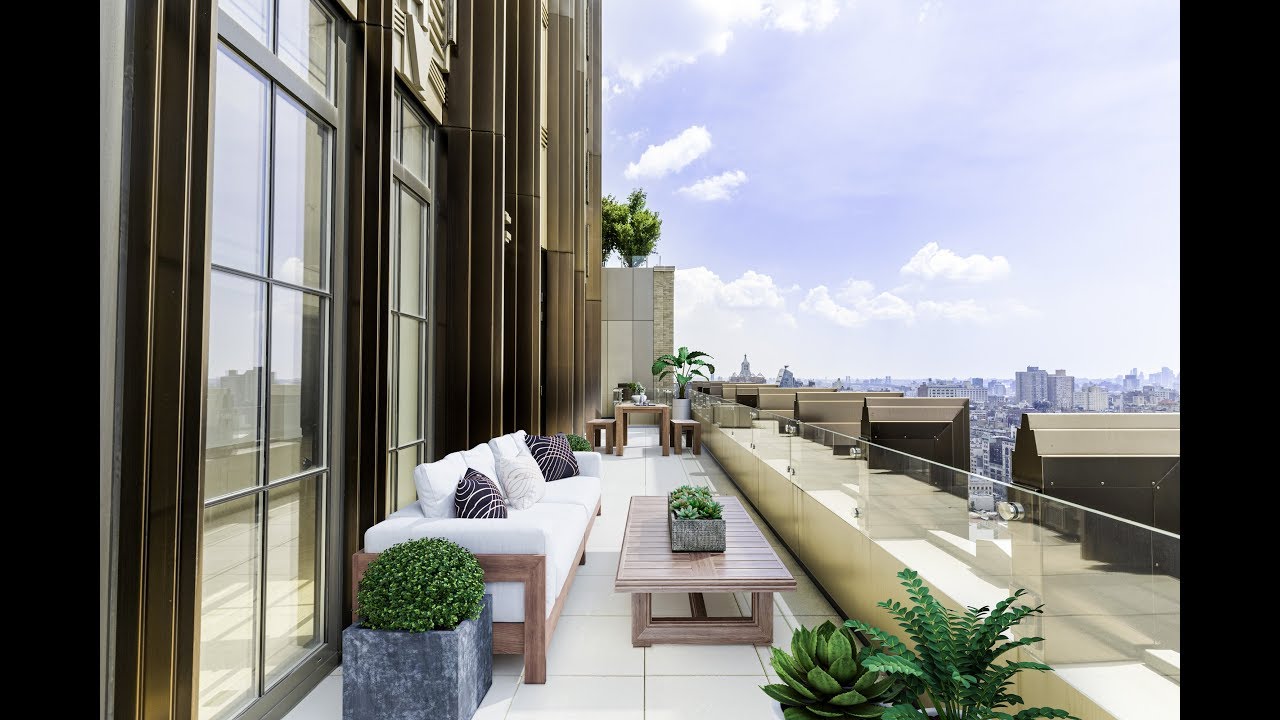 NYC APARTMENT TOUR: Inside a $35 Million Dollar Penthouse, PH1 at Walker Tower.