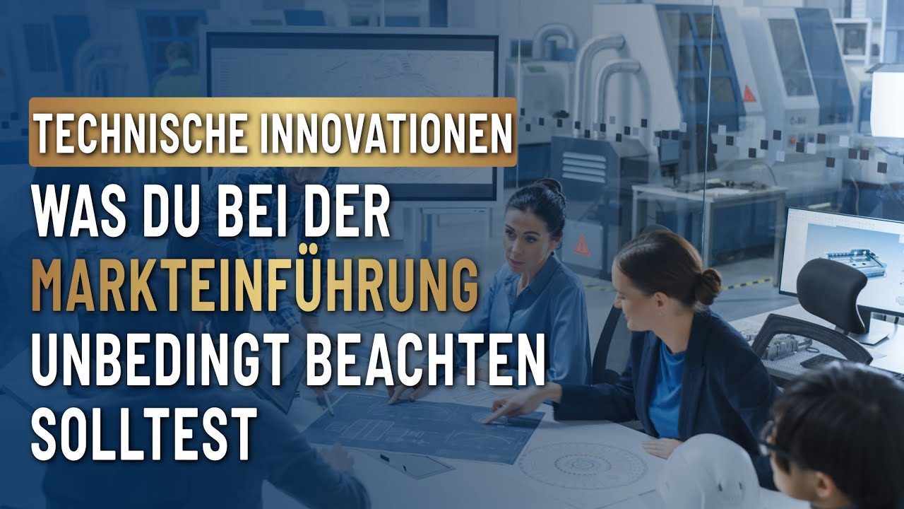 Was Du bei der MARKTEINFÜHRUNG von Innovationen beachten solltest