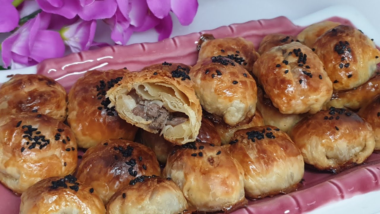 فرموزة اللحم -بعجينة البف -Farmouza Meat