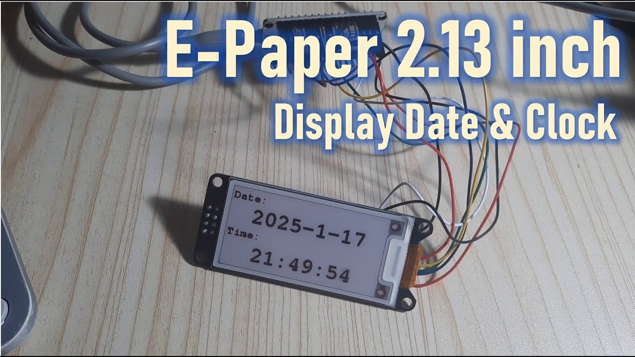 Дисплей на электронной бумаге WeAct Studio с ESP8266: объяснение полного и частичного обновления ...