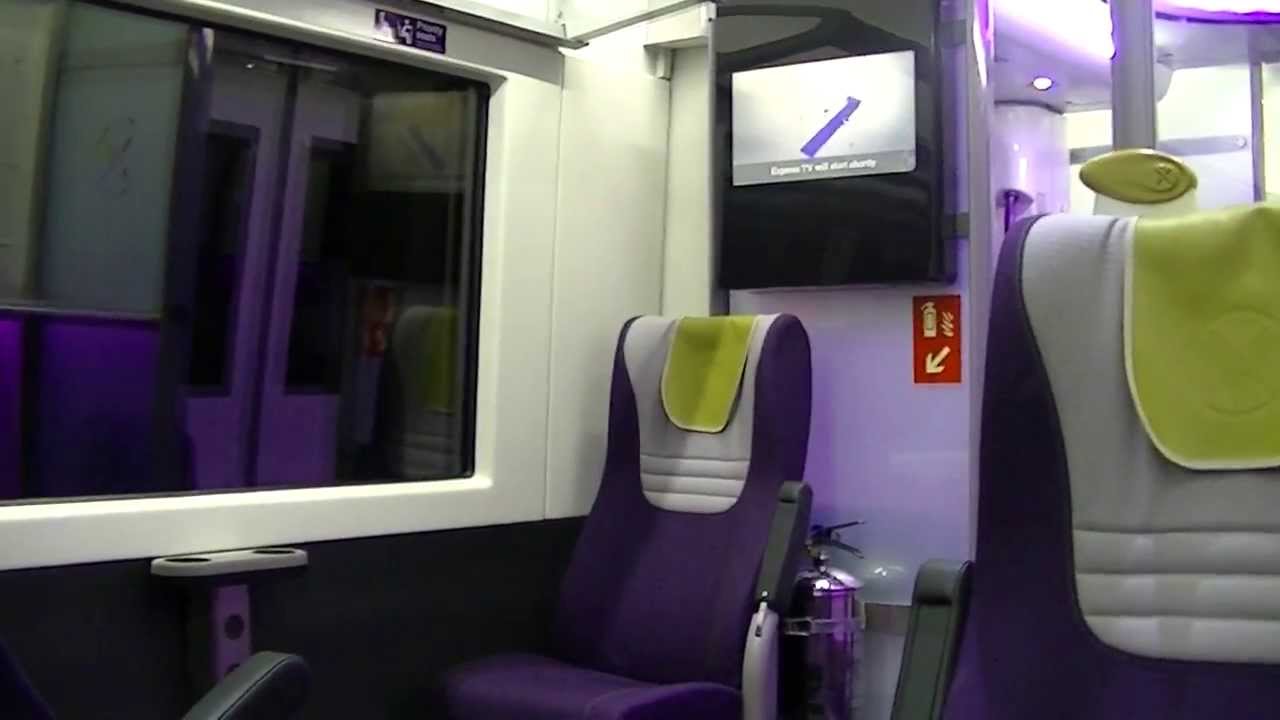 Onboard Heathrow Express class 332 from Heathrow Central to Heathrow T5 and return 28/09/13