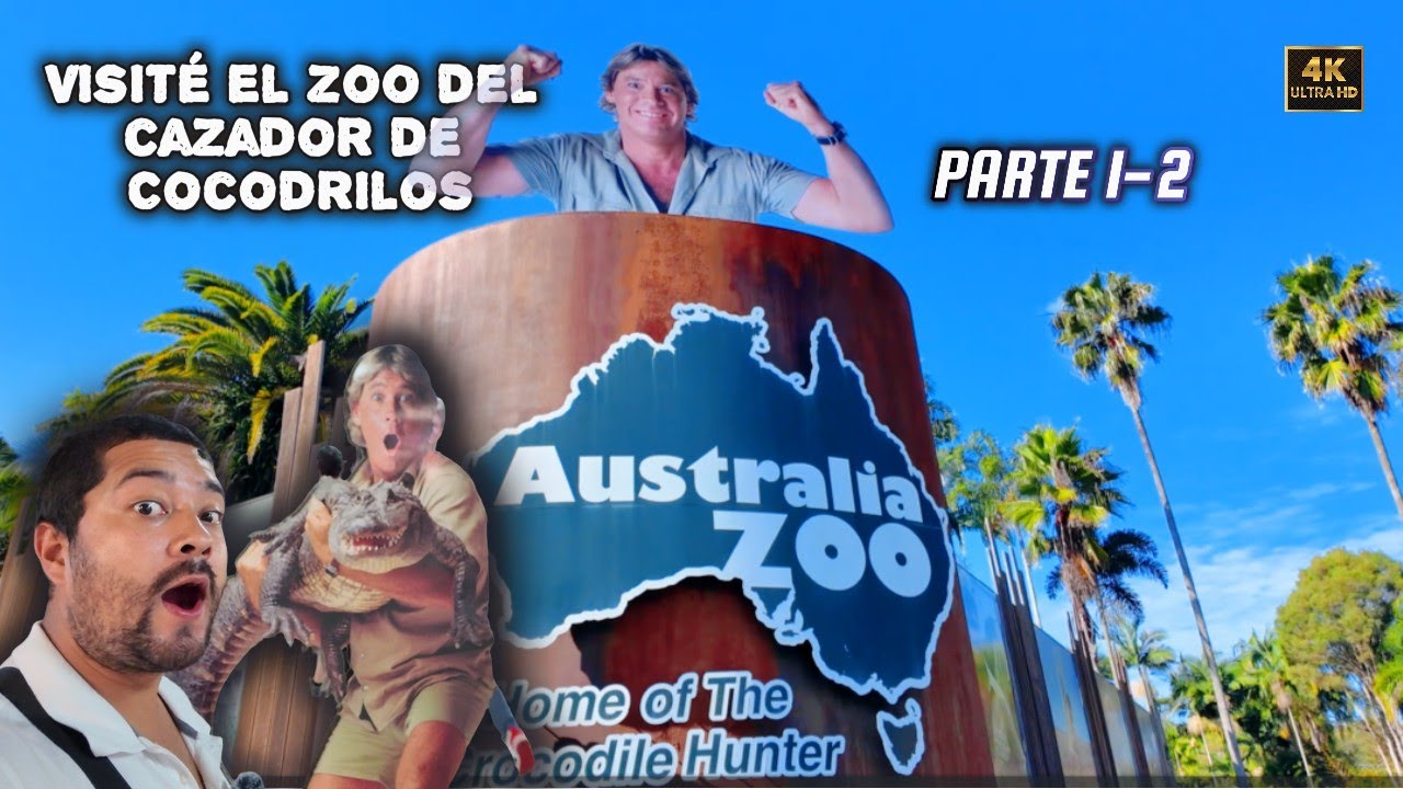 #1-2🐊  Visité el Impresionante Zoológico del legendario Cazador de Cocodrilos - Australia Zoo [2025]