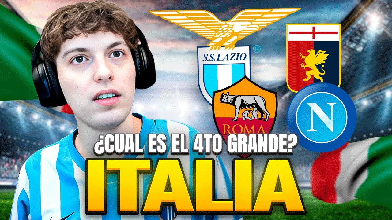 ¿CUAL ES EL 4TO GRANDE DE ITALIA? ¿ROMA, LAZIO, NAPOLI o GENOA? (2025)