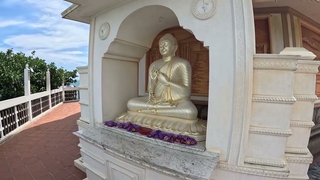 Exploring Matara Temple, Sri Lanka | Peaceful Walking Experience 🇱🇰