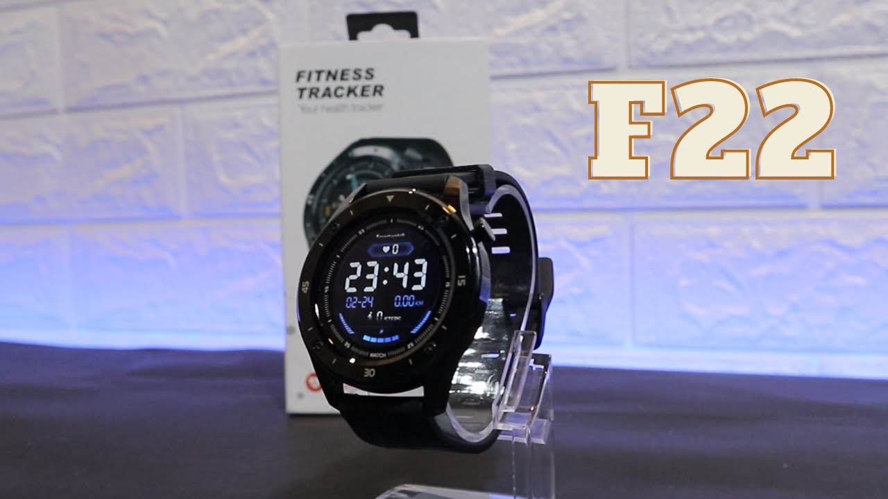 F22 Smart Watch Unboxing & Review  Full Touch Heart Rate Fitness Tracker for Android Ios