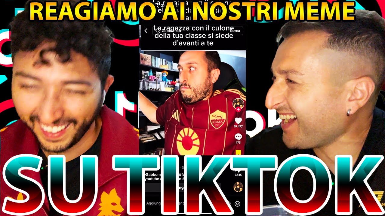 REAGIAMO ai NOSTRI MEME su TIKTOK 🤣 *l'incontinenza continua*