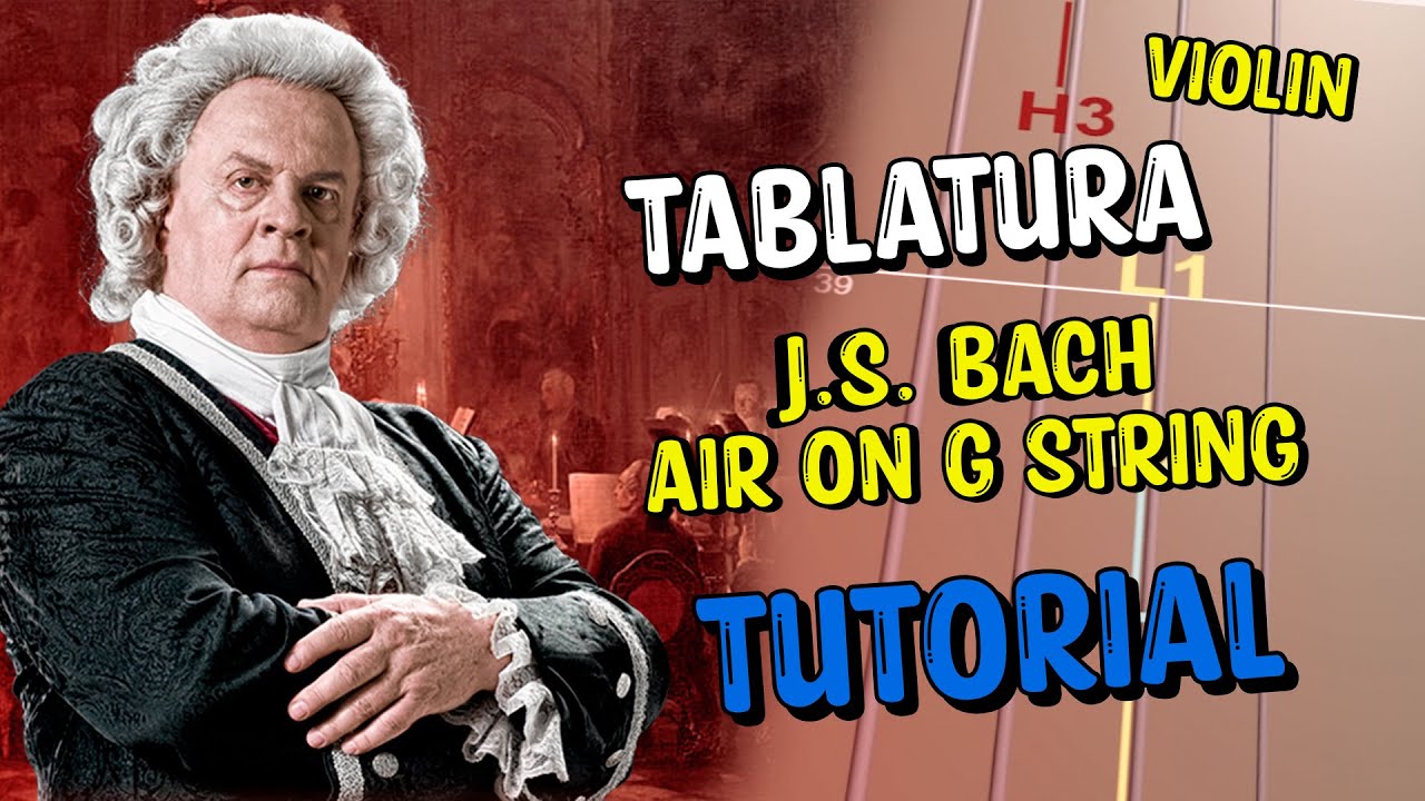 J.S. Bach - Air on G String Violín Tutorial