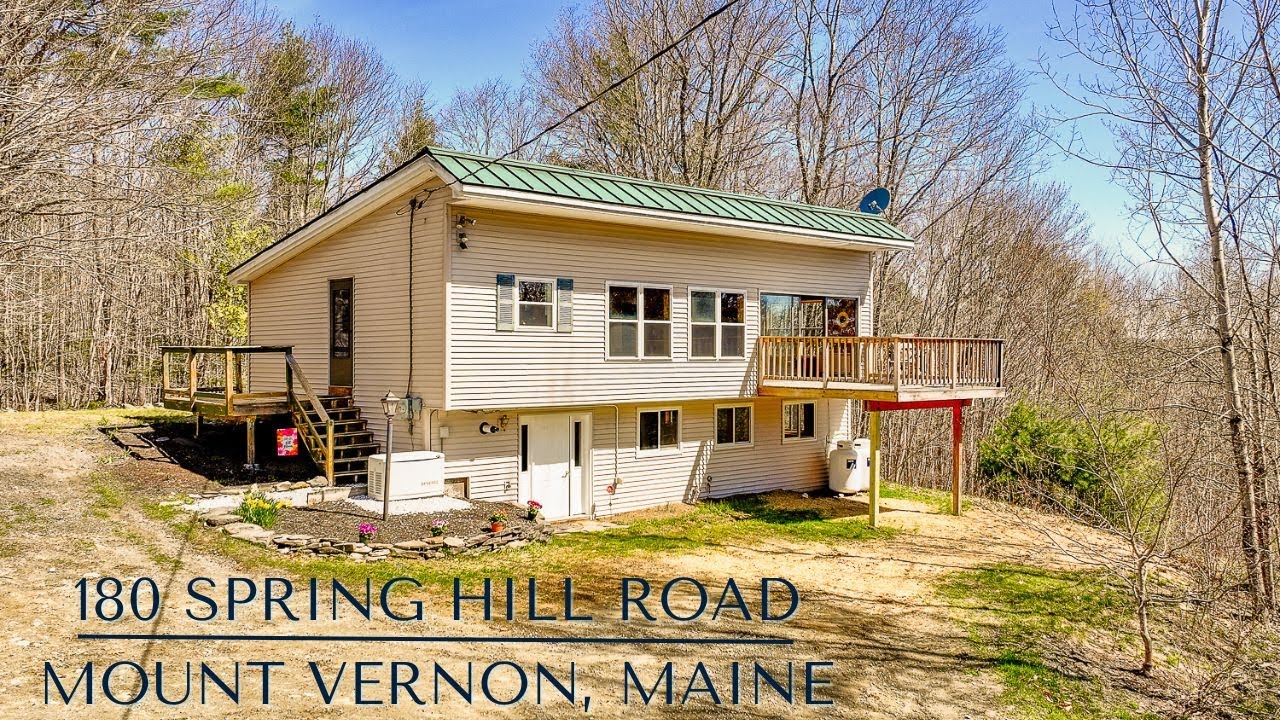 Private & Peaceful 2.8 acres Surrounded by Nature - Mount Vernon, Maine - SOLD