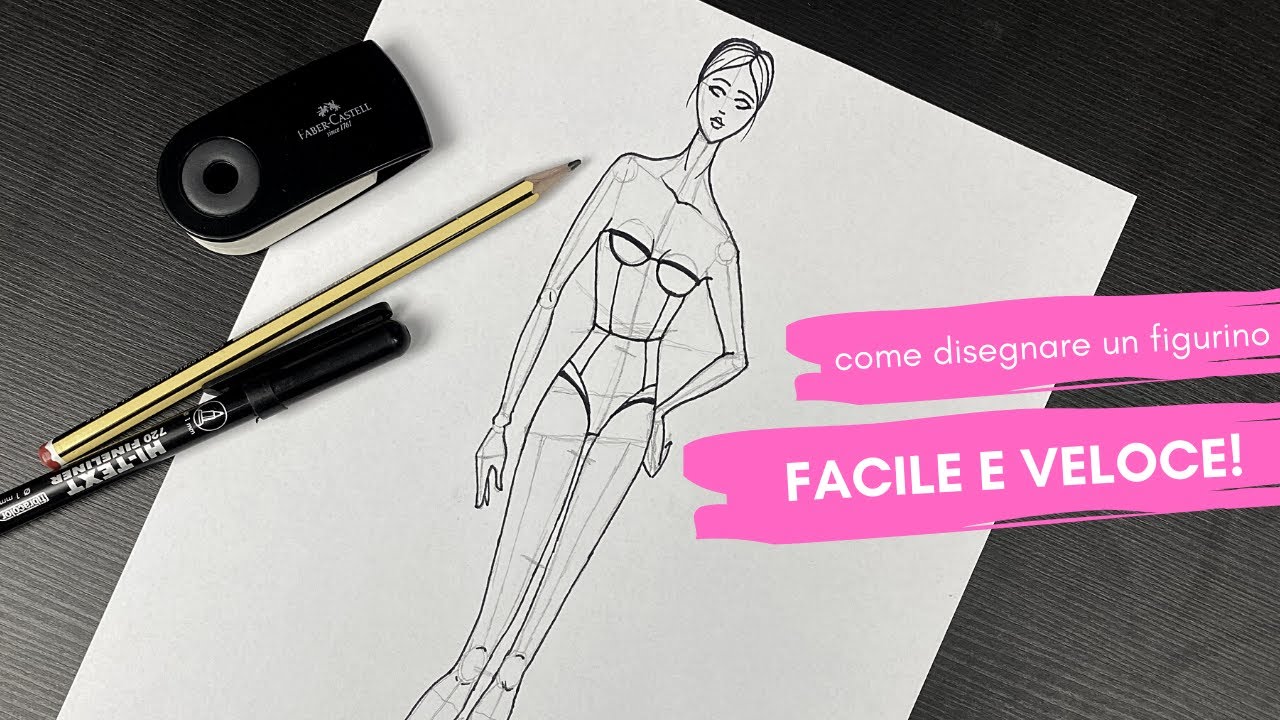 Come disegnare un figurino di moda