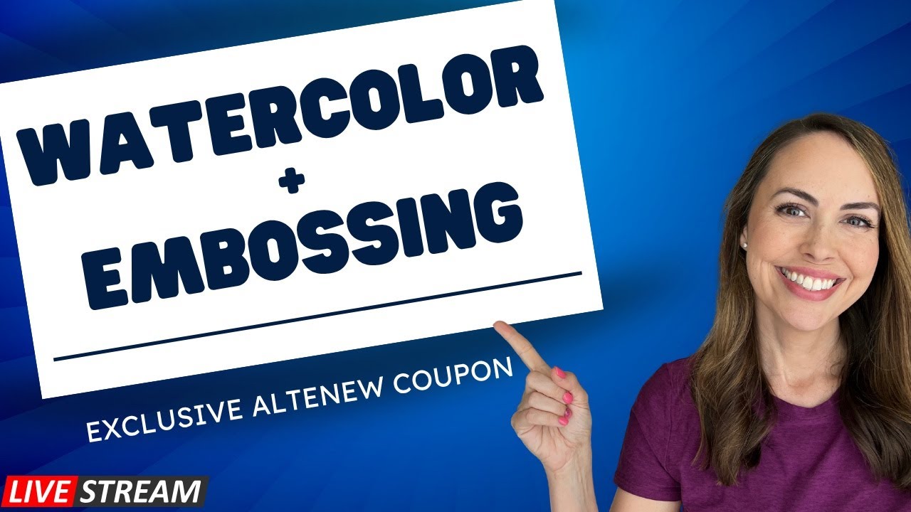 Watercolor + Embossing Folders&hellip; You Can Do This
